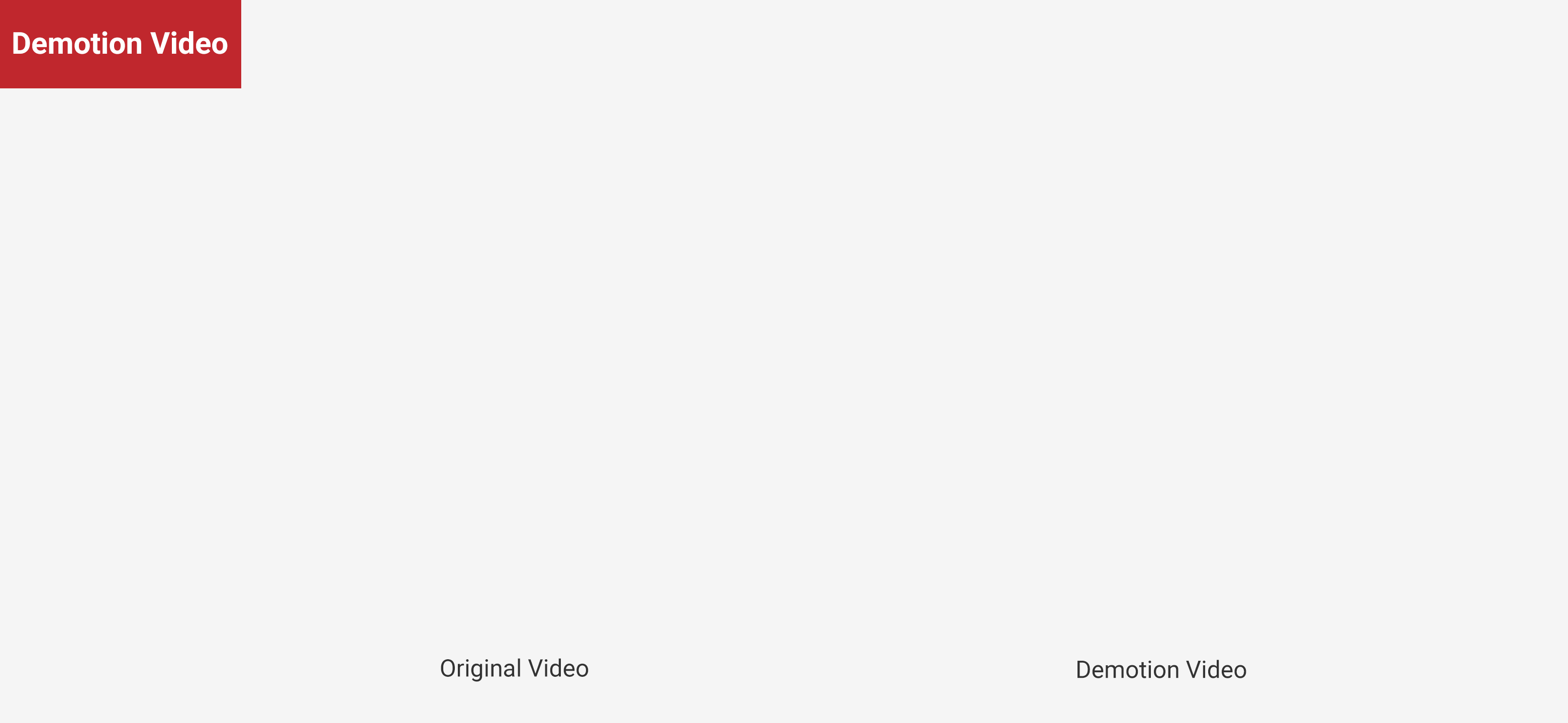 Image Degradation Comparison